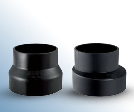 GEBERIT PE 369.587.16.1 excentrikus szűkítő, hosszú, d160/125