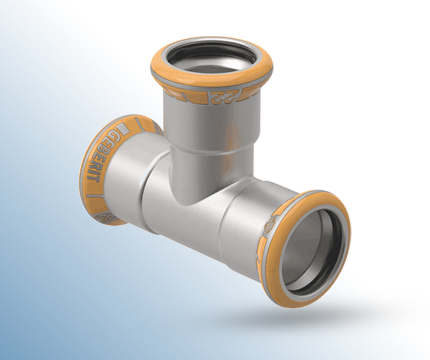 Mapress Therm 41217 szűkített T-idom D42-18-42 ivóvízhez nem alkalmas